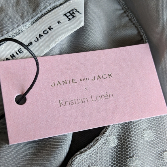 JANIE & JACK KRISTIAN LOREN DOT DRESS - Picture 4 of 7